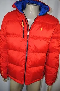 NUEVO PARA HOMBRE Polo Ralph Lauren Color-Bloqueado Acolchado Trek Impermeable Abrigo TALLA L - Imagen 1 de 6