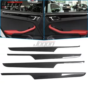 4pcs Interior Side Door Panel Strips For Porsche Macan GTS Turbo 2015-2022 2023 - Picture 1 of 9
