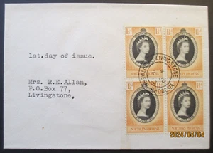 Northern Rhodesia - FDC - Coronation of 1953 ~ (Livingstone) - Picture 1 of 2