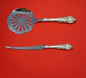 Sir Christopher by Wallace Sterling Silver Tomato Serving Set 2pc Custom Made - Picture 1 of 5