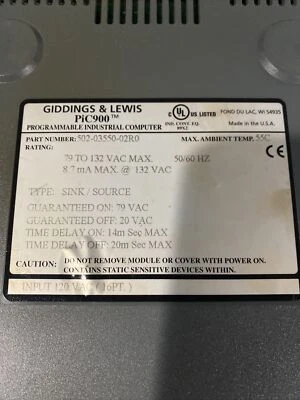 Giddings & Lewis Pic900 / FIVES 502-03550-02R0 / 5020355002R0 - Image 1 of 4