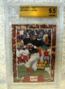  BRETT FAVRE 1991 STAR PICKS ROOKIE CARD#65 BGS 9.5!FALCONS PACKERS QB RC GOAT-2 - Picture 1 of 1