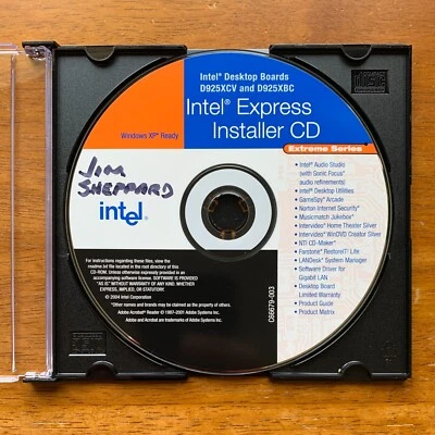 (Intel Express Installer CD only!) for desktop boards D925XCV D925XBC Windows PC - Image 1 of 4