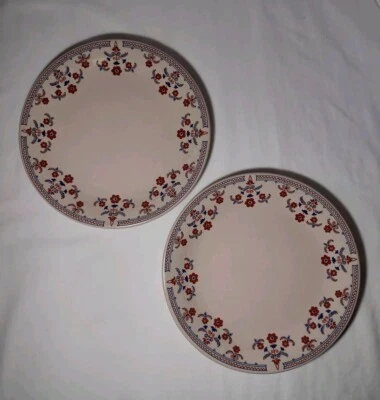 Platos de ensalada Johnson Brothers Danubio 8" numerados #2 y #32 hechos en Inglaterra usados en excelente estado Foto 1 de 4