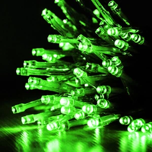 Battery Powered 32ft Green100 LED Fairy String Lights Xmas Tree Party Halloween - Picture 1 of 6