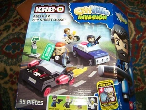 Kre-o by Hasbro City Street Chase Set A4913 Pcs: 95 Figures - Jailhawk, Sheriff - Picture 1 of 3