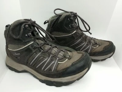 LL Bean Botas de Senderismo para Hombres 9 M Negro/Gris Gamuza Trail Zapatos para Caminar Usados en Excelente Condición Foto 1 de 4