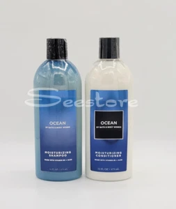 Bath & Body Works Ocean Moisturizing Hair Shampoo & Conditioner Set 16 fl oz - Picture 1 of 1