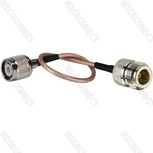 TNC maschio spina a N femmina jack RG316 30 cm estensione antenna WLAN cavo coda di maiale - Foto 1 di 3