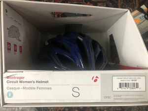 Casco de circuito BONTRAGER para mujer nuevo-Old-Stock - talla pequeña (51-57 cm) - azul marino - Imagen 1 de 2