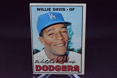 Willie Davis #160 - 1967 O-Pee-Chee - Dodgers - EX Condition - Image 1 of 2