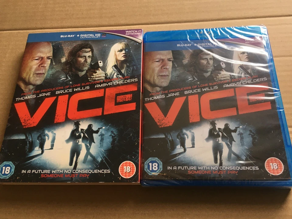 Vice Blu-ray Bruce Willis Thomas Jane Ambyr Childers 5055761905038
