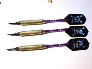 Soft Tip Darts, 18 Gram Brass with Aluminum Shafts, New #1031 - Picture 1 of 3