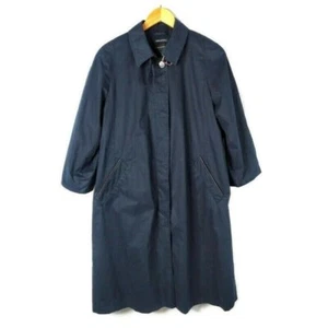 Schneiders Salzburg Overcoat Trench Coat Womens 10 Blue Lined Warm Jeanny - Picture 1 of 9