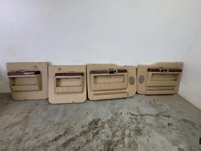 2011-2016 F250/350/450 King Ranch Crew Cab Complete Set of Power Door Panels Tan Foto 1 de 4