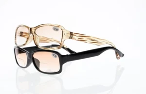 Bifocal Tinted Lens Sunglasses Presbyopic Reading Glasses +1.0 ~ +4.0 - Picture 1 of 7