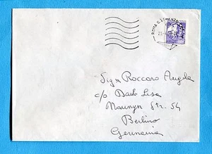 1988 CASTELLI IN BOBINA £.750 ISOLATO  su lettera per la GERMANIA  (259245) - Imagen 1 de 1