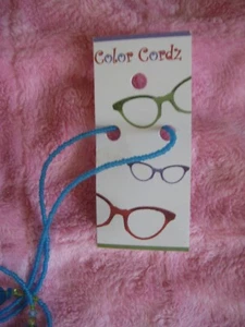 Color Cordz Porta Occhiali Catena Perline Cordino Occhiali Collo NUOVO - Foto 1 di 8