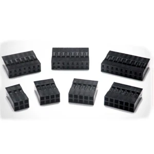 50Pcs Dupont Head Double Row 2.54MM Housing Shell 2x2P /3P/4P/5P/7P/8P/9P - 25P - Picture 1 of 5