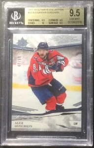 2017-18 Ultimate Collection /99 Alex Ovechkin #25 BGS 9.5 - Picture 1 of 3