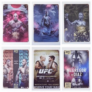 Cartel de pared de chapa metálica UFC letrero de hojalata de metal para bares en casa garaje 12 x 8 pulgadas  - Imagen 1 de 8
