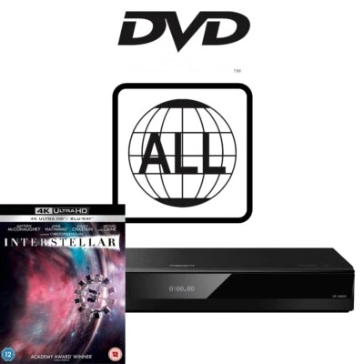 Panasonic Blu-ray Player DP-UB820 MultiRegion for DVD 4K & Interstellar UHD - Image 1 of 4