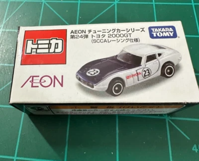 TOMICA AEON VOL.24 TOYOTA 2000GT SCCA #23 1/59 TOMY DIECAST CAR NUEVO Foto 1 de 3