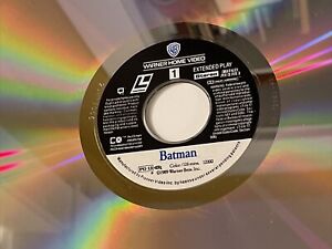 Batman Laser Videodisc Extended Play1989 Warner Discs Only