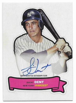 2024 Topps Archives 1968 Action All-Stars Auto Bucky Dent (#68AA-BD) Yankees - Image 1 of 2
