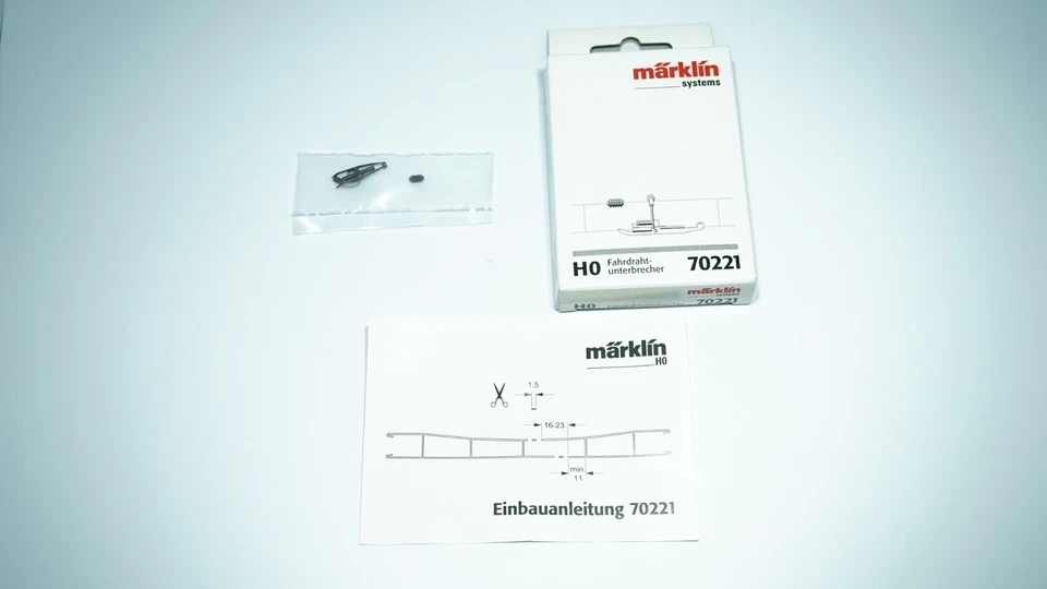 Märklin 70221 - Sezionatore per catenaria di contatto, scala H0, nuovo - Immagine 1 di 1