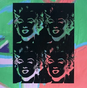 NEW Andy Warhol Marilyn Munroe Head Collection Poster Print Wall Art Canvas - Picture 1 of 4