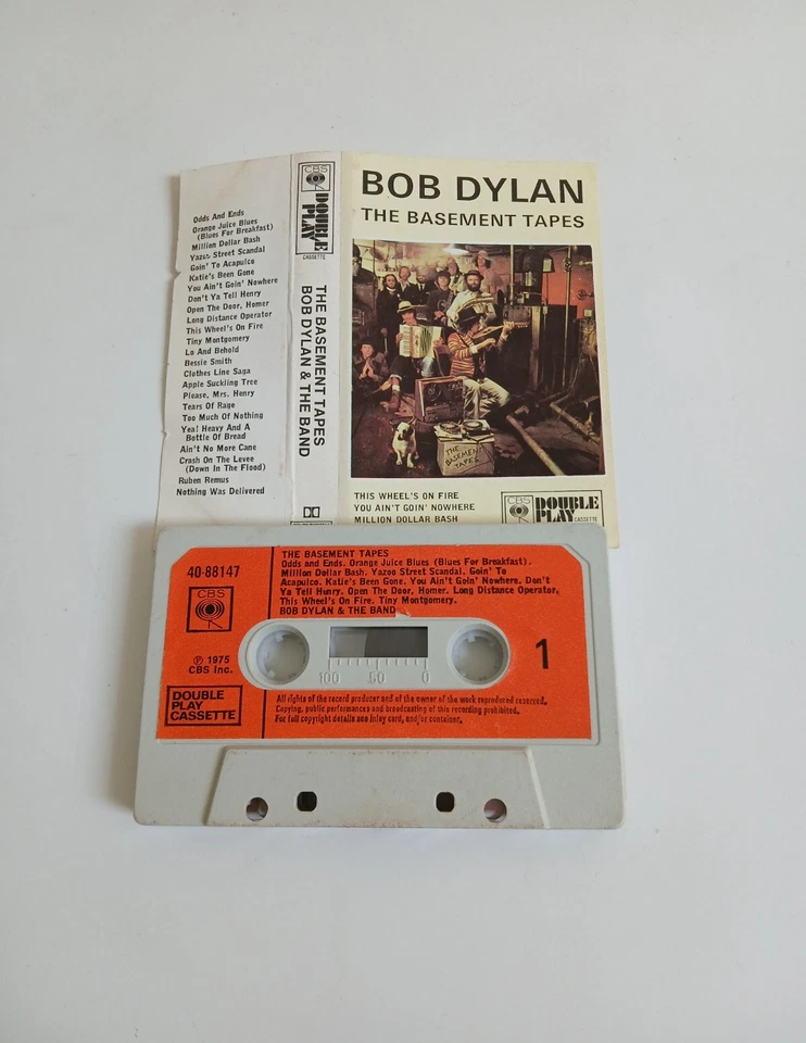 BOB DYLAN THE BASEMENT TAPES LONG PLAY CASSETTE TAPE CBS UK 1975 - Image 1 of 1