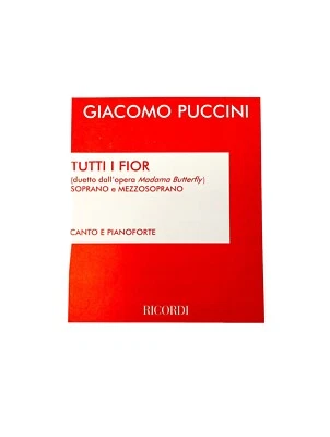 Puccini: Tutti I Fior Sheet Music~Madame Butterfly~Soprano/Mezzo Duet~Ricordi - Image 1 of 3