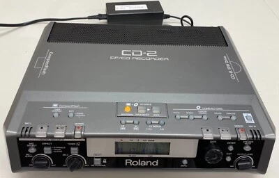 ROLAND CD2 CF/CD TRAGBARER AUDIO-RECORDER mit Bedienungsanleitung und NETZTEIL - Bild 1 von 4