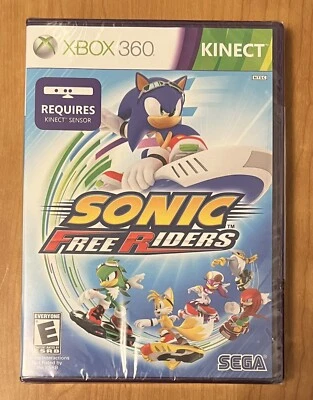 Microsoft Xbox 360 Sonic Free Riders Kinect Brand New Factory Sealed 2010 NIB - Image 1 of 2