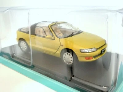 1/24 Japanese Cars Collection #225 Toyota Sera (1990) Diecast Hachette Yellow - Immagine 1 di 4