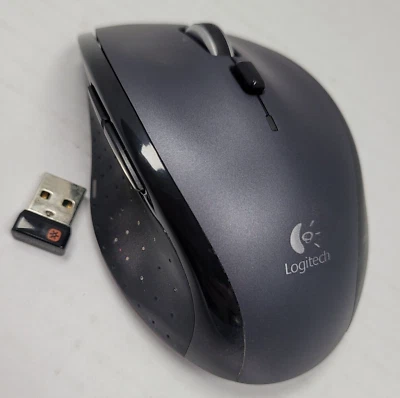 Logitech M705 Marathon Wireless Laser Mouse W/ USB Receiver - Image 1 of 4