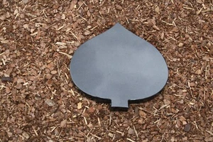 Platte, Granit Schwarz, als Garten Deko, Grabschmuck, Grabstein 30x30x3 cm - Bild 1 von 1