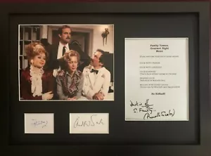 Fawlty Towers **VOLL SIGNIERT** gerahmtes Display ~ Cleese, Waage, Stand, Sachs - Bild 1 von 1