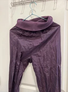 Ballet Warm-up Pants, Loose Adult Sports Sweat ,Body Dance Pants Purple Size M - Picture 1 of 9