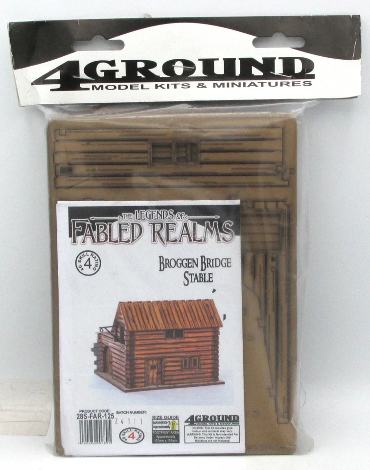 4Ground 28S-FAR-125 Broggen Bridge Stable (The Legends of Fabled Realms) Terrain - Image 1 of 4