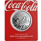 2019 1Oz .999 Silver Coca-Cola® Holiday Coin - Limited Mintage Collectible #A465