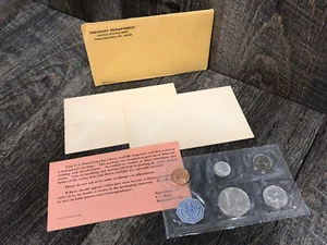 1964 PC Treasury Dept 90% Silver 5 Coin Proof Set US Mint Philadelphia SEALED - Picture 1 of 21