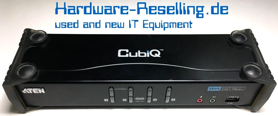 Aten CubiQ 4-Port USB 2.0 DVI KVMP Switch CS1764A - Bild 1 von 4