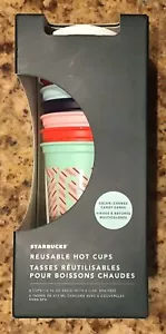 Starbucks Holiday 2020 reutilizable cambio de color 16 OZ. HOT TAPS~JUEGO DE 6 CON TAPAS~NUEVO EN CAJA - Imagen 1 de 1