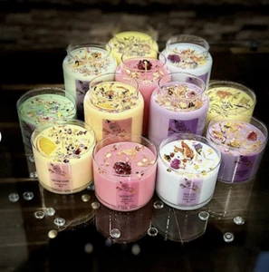 Spring Scented Candles 16oz, 2 Wick Homemade Coconut Soy Wax, Hand-poured - Picture 1 of 7