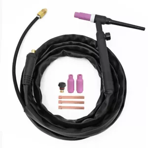 WIG Schweißbrenner 4 Meter Schlauchpaket mit Zubehör TIG Torche WP-17V 150Ampere - Bild 1 von 7