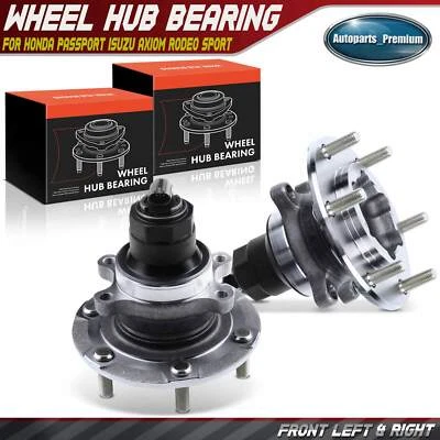 Front L&R Wheel Bearing Hub Assembly for Honda Passport Isuzu Axiom Rodeo Sport - Image 1 of 4