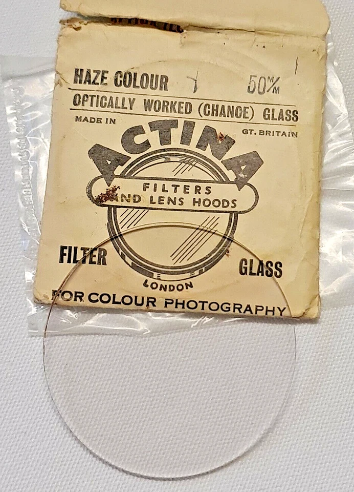 ACTINA Photographic Filters Filter Camera Photography Vintage - Image 1 of 1