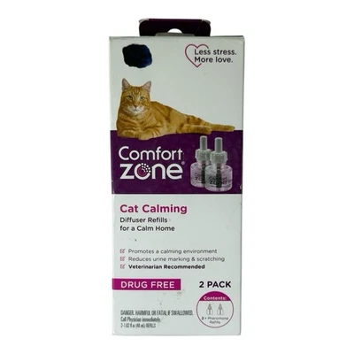 Comfort Zone Single & Multi Cat Calming Diffuser REFILLS (2 PACK) New - Image 1 of 4